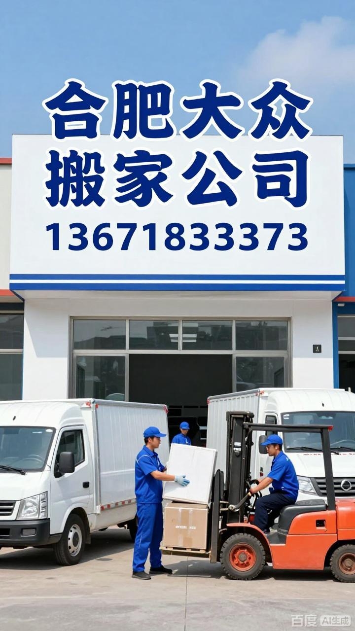 合肥大众搬家服务肥西县各乡镇社区街道均有服务部