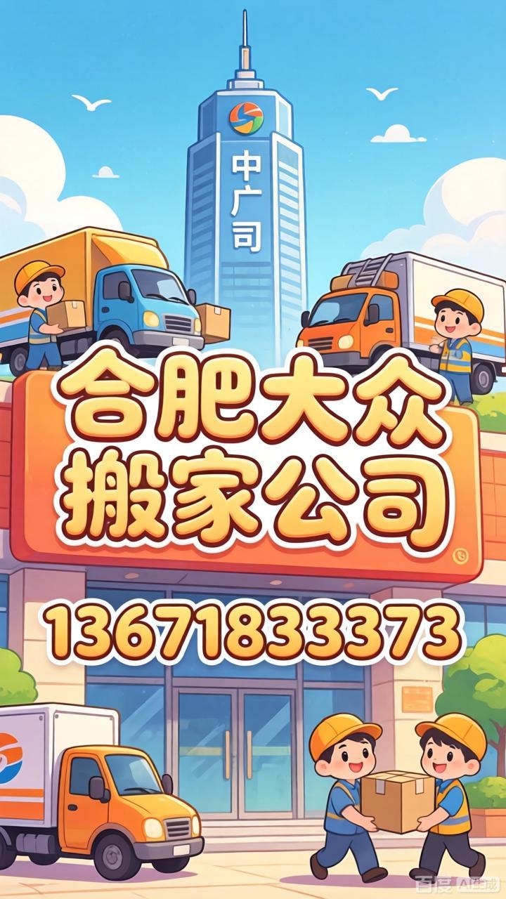 合肥搬家公司：庐阳/北城/长丰\庐阳区各镇都有大众搬家服务部