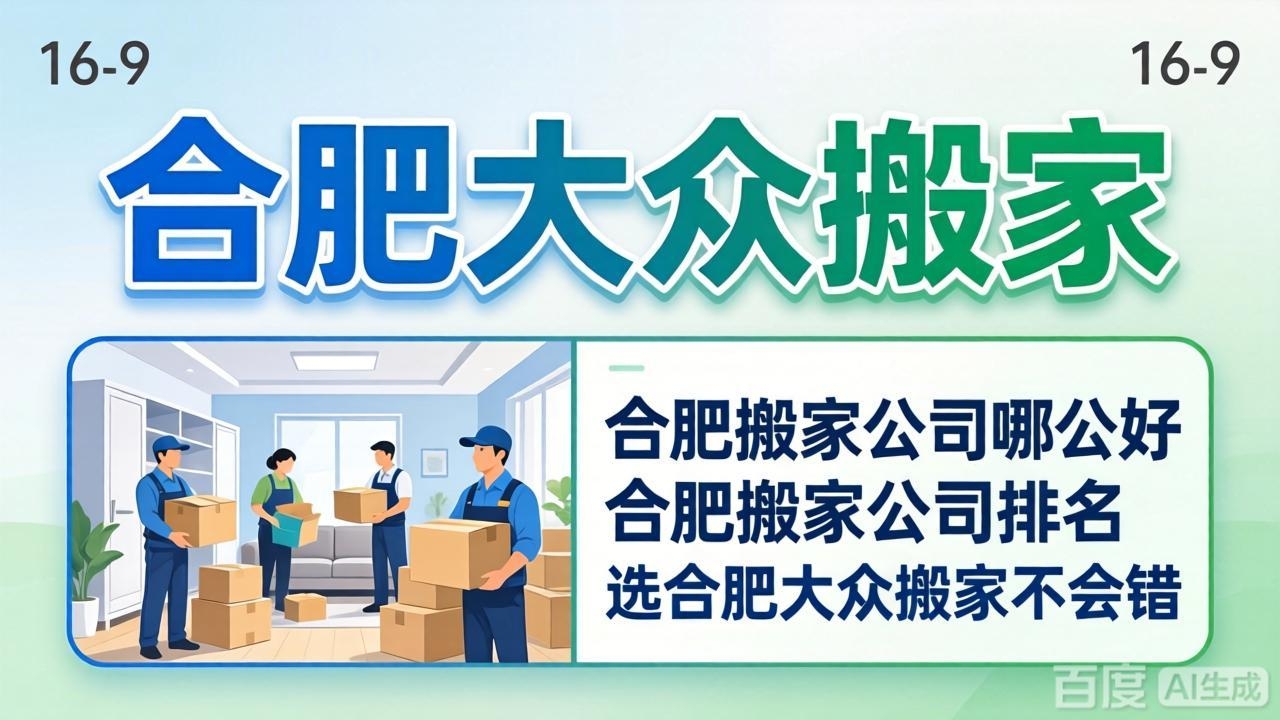 合肥新站搬家 合肥大众搬家公司：长途搬家 居民搬家