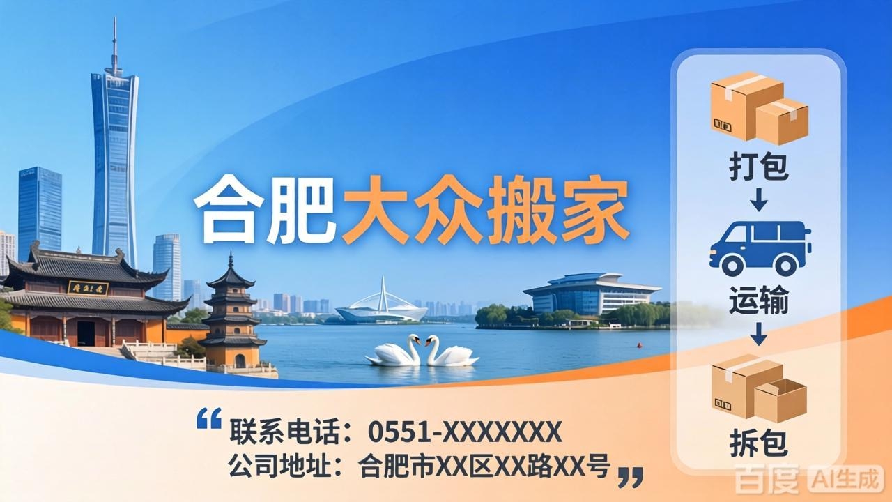 合肥滨湖搬家 合肥大众搬家 精品搬家 日式搬家 搬家打包 一站式搬家服务
