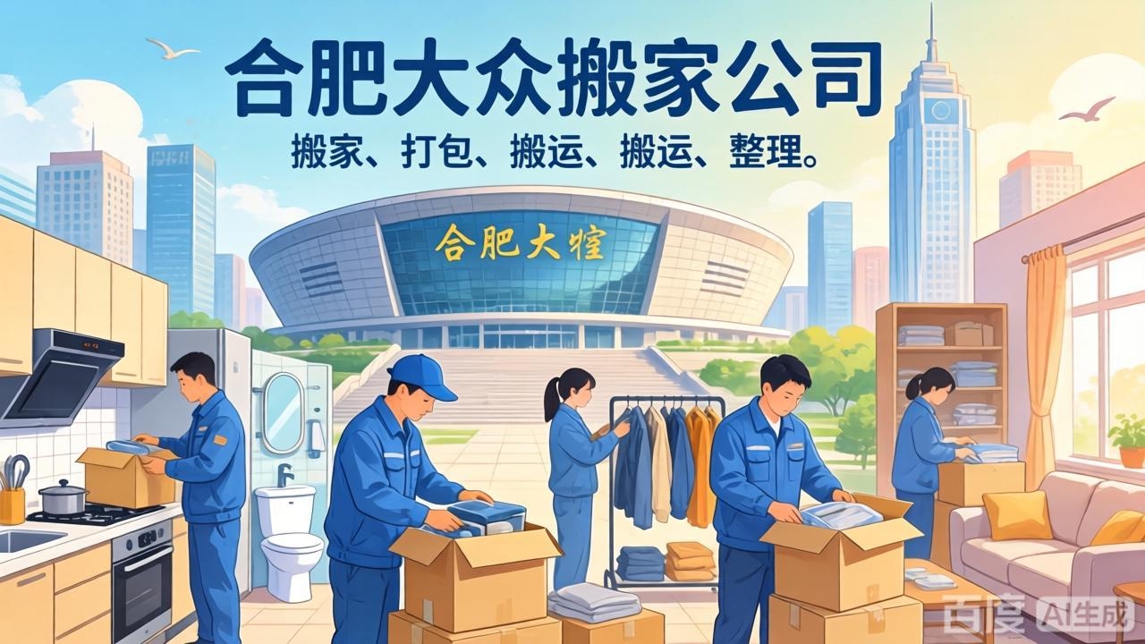合肥蜀山搬家 大众搬家服务蜀山全域 服务不同场景 一站式搬家服务