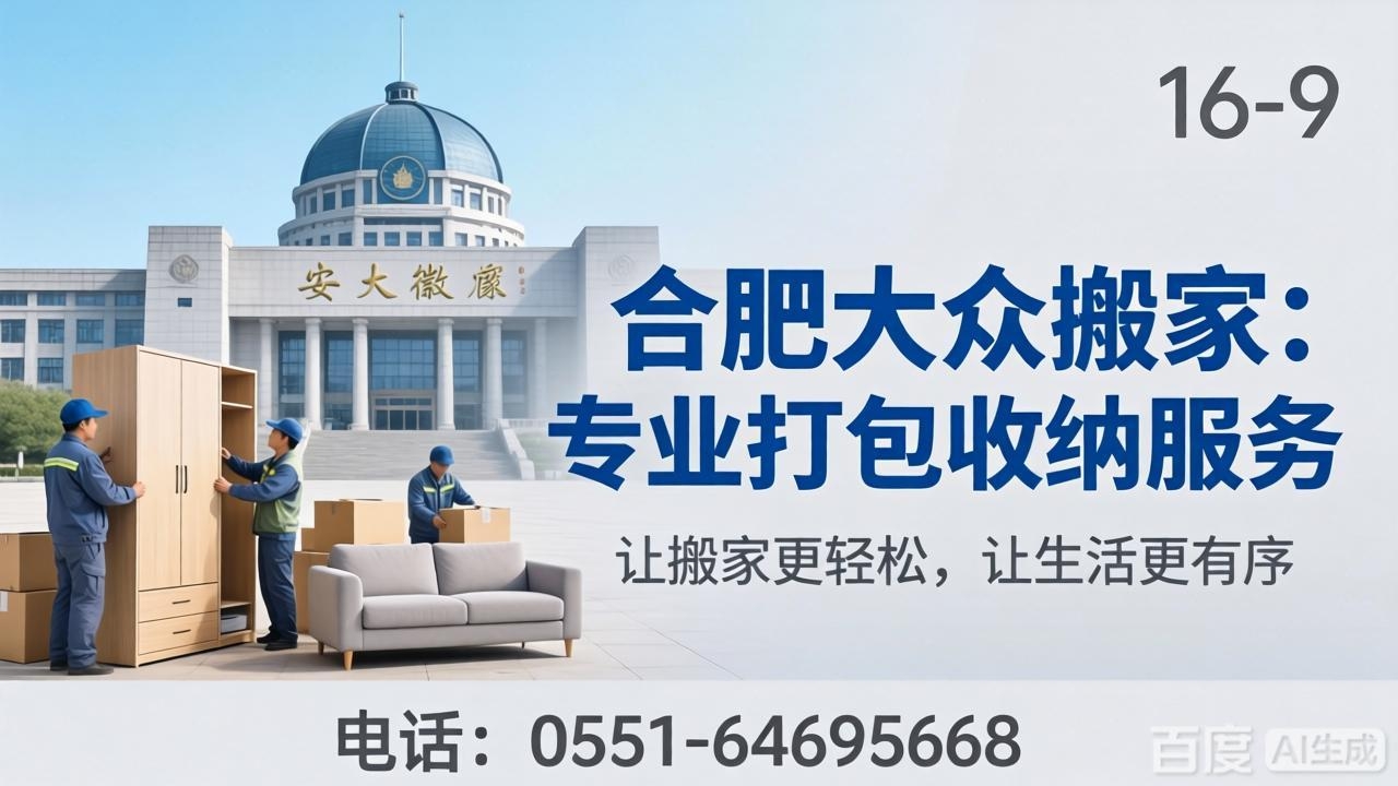 合肥大众搬家：滨湖新区设分理处；服务各社区|街道|乡镇