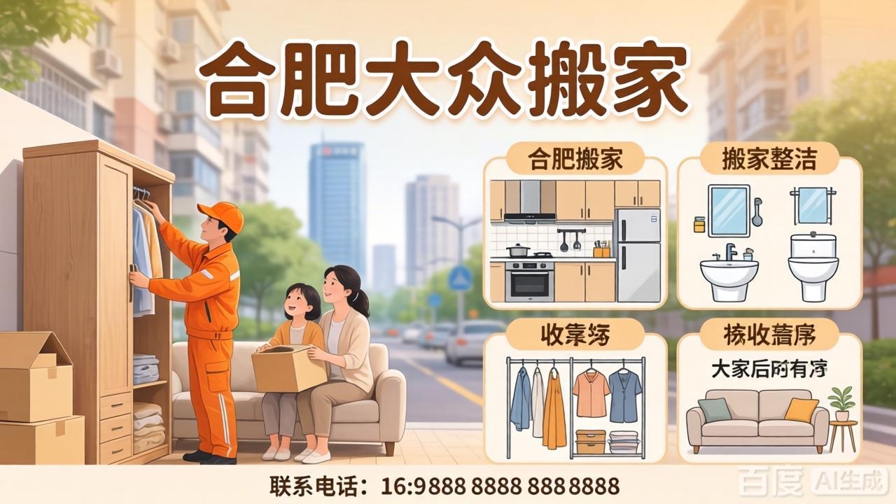 合肥政务搬家 政务区各街道社区街道大众搬家均有服务部 全类别全场景服务
