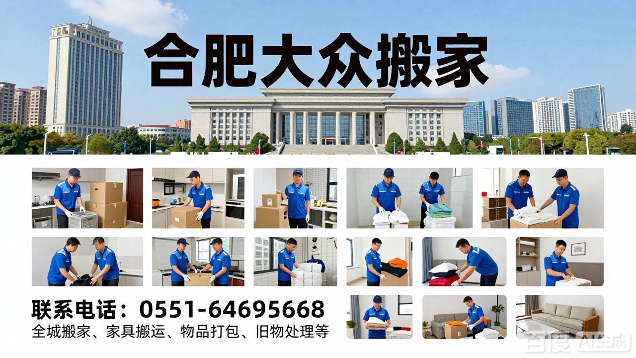 合肥肥东搬家 大众搬家涵盖肥东县乡-镇|街道|社区 全场景一站式 生活 购物 平台