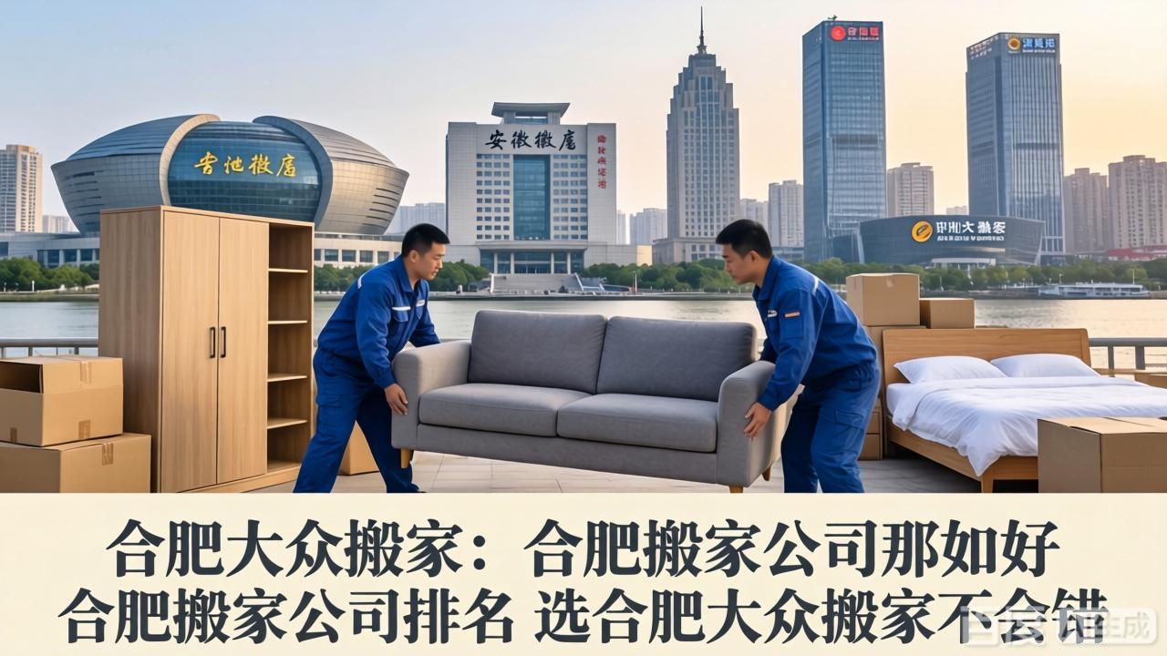 合肥庐阳搬家 合肥大众搬家公司服务庐阳区各社区|街道|无死角、全方位